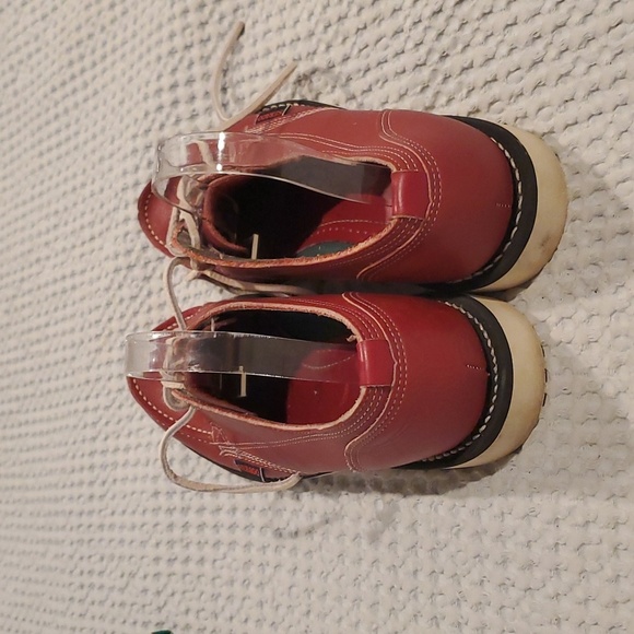 Sebago boat dockside dock Oxfords 7.5 Red (#1) - Picture 2 of 5